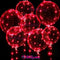Red Round Light Up Balloons